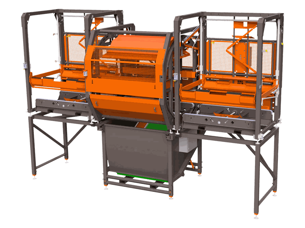 Order entry software Merkato: 3D-weergave van een machine, foutloos samengesteld en besteld