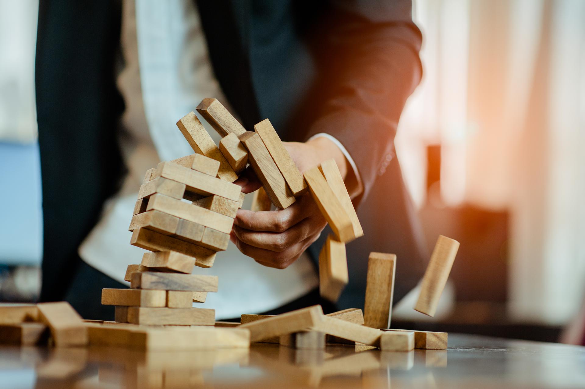 Stockfoto van jenga